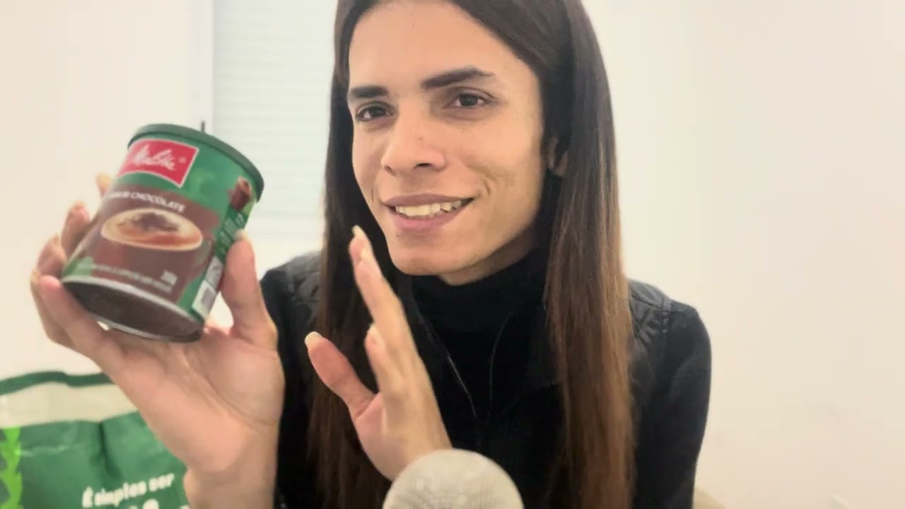 ASMR COMPRINHAS DE MADRUGADA QUE FIZ NO SUPERMERCADO 