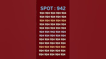 can you find 942 in 5 seconds? #wordpuzzlegame #game #mathematics #mindbendingquiz #puzzle
