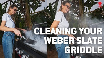 Cleaning your Weber Slate Griddle