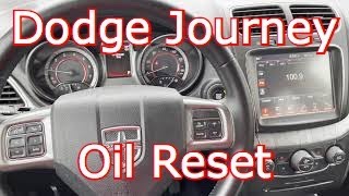 Match Highlights 2020 Dodge Journey - Oil Light Reset