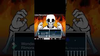 Undertale Papyrus has gone to far⚠️ subscribe please #undertale #papyrusundertale #undertalefangame