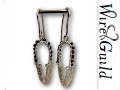 Beaded Chain Earrings A WIre Wrap Tutorial