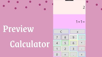 Calculator Preview - #0 -  [Tutorial C# WPF] Create Calculator with LazyCodet