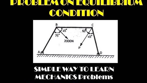 PROBLEM ON EQUILIBRIUM CONDITION || USING  LAMI
