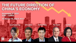 The Future Direction of China’s Economy - Keynote Speech by Professor Jeffrey Sachs