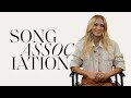 Carrie Underwood Sings "Denim & Rhinestones" and Taylor Swift in a Game of Song Association | ELLE