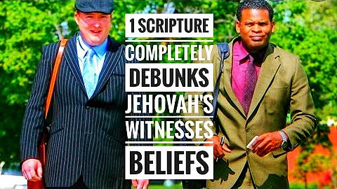 One Bible Verse Debunks & Destroys All of Jehovah's Witnesses Beliefs! Here’s How to Witness to JW’s