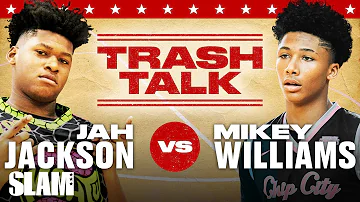 Mikey Williams vs. Jahzare Jackson CRAZY Trash Talk! WHO YOU GOT?! 🗣 | SLAM Originals