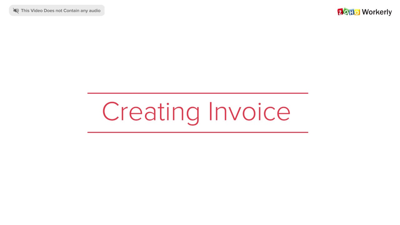 Creating Invoice