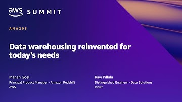 AWS Summit SF 2022 - Data warehousing reinvented for today’s needs (ANA203)