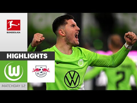 Wolfsburg RB Leipzig Goals And Highlights