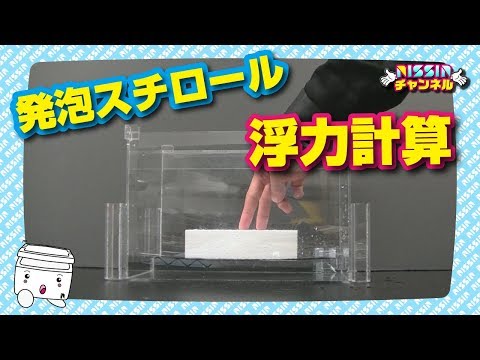 【実験】発泡スチロールの浮力を（簡単）計算してみた