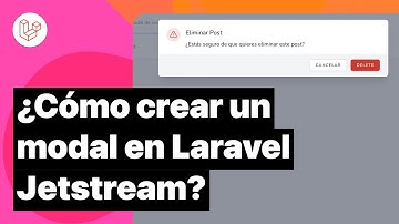 Cómo crear un modal de confirmación en Laravel Jetstream