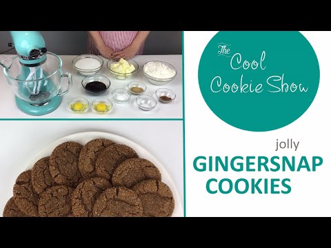 Jolly Gingersnap Cookies