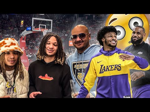 surprising my dad with lebron…