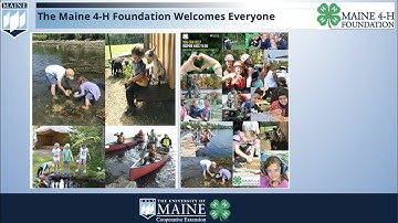 Maine 4-H Foundation 2021 Scholarships Presentation