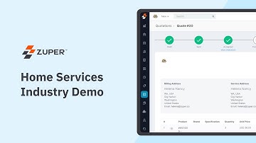 Residential Services Industry - Zuper Overview Demo