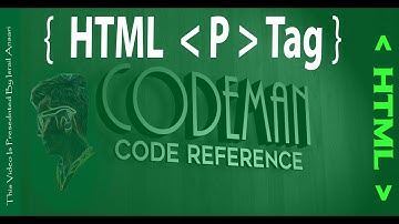HTML [ P ] Tag | Paragraph | Learn the paragraph in html