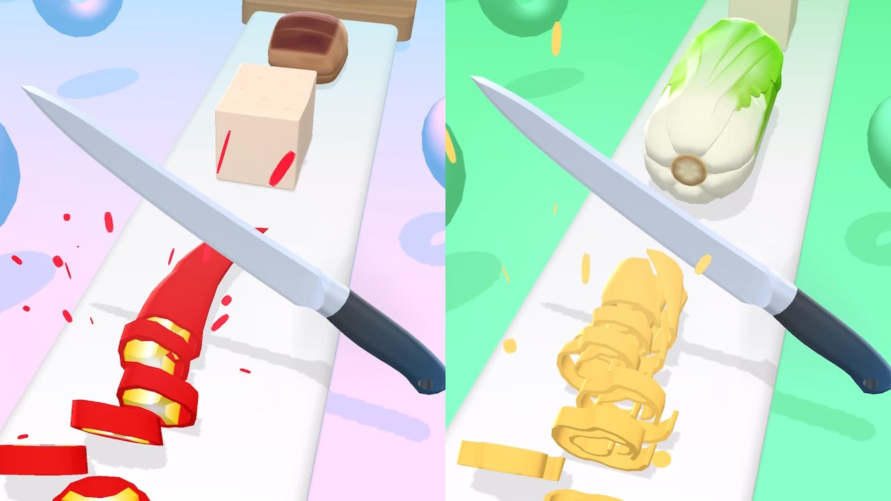 Perfect Slices! Very Satisfying And Relaxing ASMR Slicing Game - YouTube