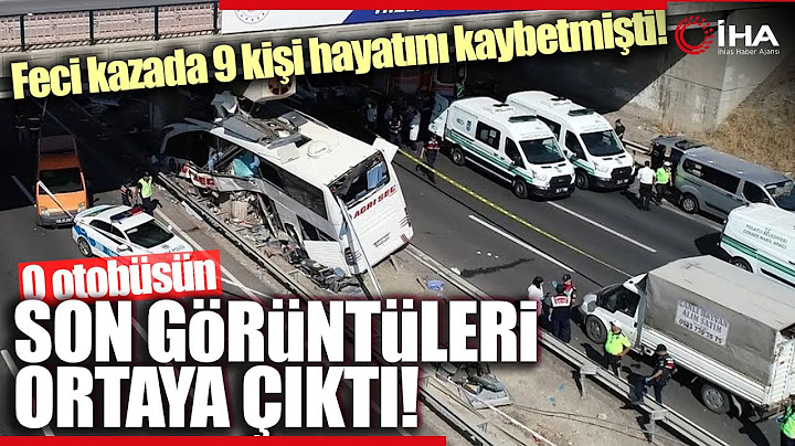 Ankara’da Kaza Yapan Yolcu Otobüsüne Ait Son Görüntüler Kameralara Yansıdı
