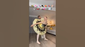 WE NEED TO KNOW!? 🩰😅 - Jasmin and James #dance #trend #viral #couple #funny #ballet #shorts