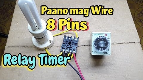 8 Pins Relay Timer Wiring and Testing | Analog | Local Electrician | Philippines