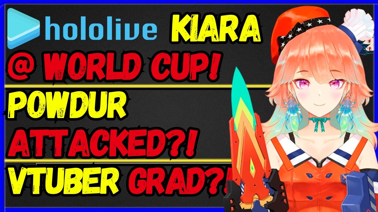 Kiara VIRAL WORLD CUP ATTENTION, Powdur HATERS CANCEL HER! , JP VTuber graduation,
