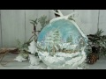 Χριστουγεννιάτικη μπάλα με decoupage - Christmas ball with decoupage