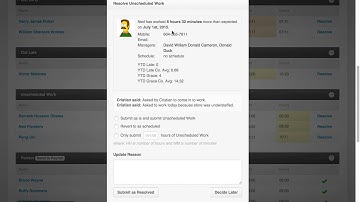 PayrollHero Resolving Unscheduled Work Attendance Infractions