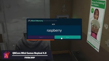 FiveM Mini Games | FiveM Game #fivem #script #qbcore #minigames