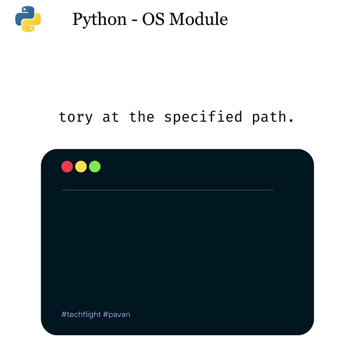 Python os module os mkdir path python coder programming youtube