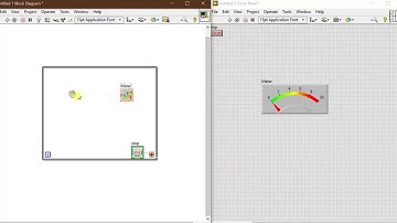 Generate random number and display its value in analog meter