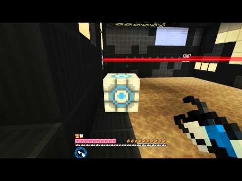 Minecraft: Portal 2 Recreation Demonstration