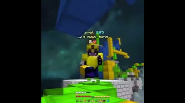 Bedwars 3 Block and 2 Block Extensions! (hypixel) #Shorts