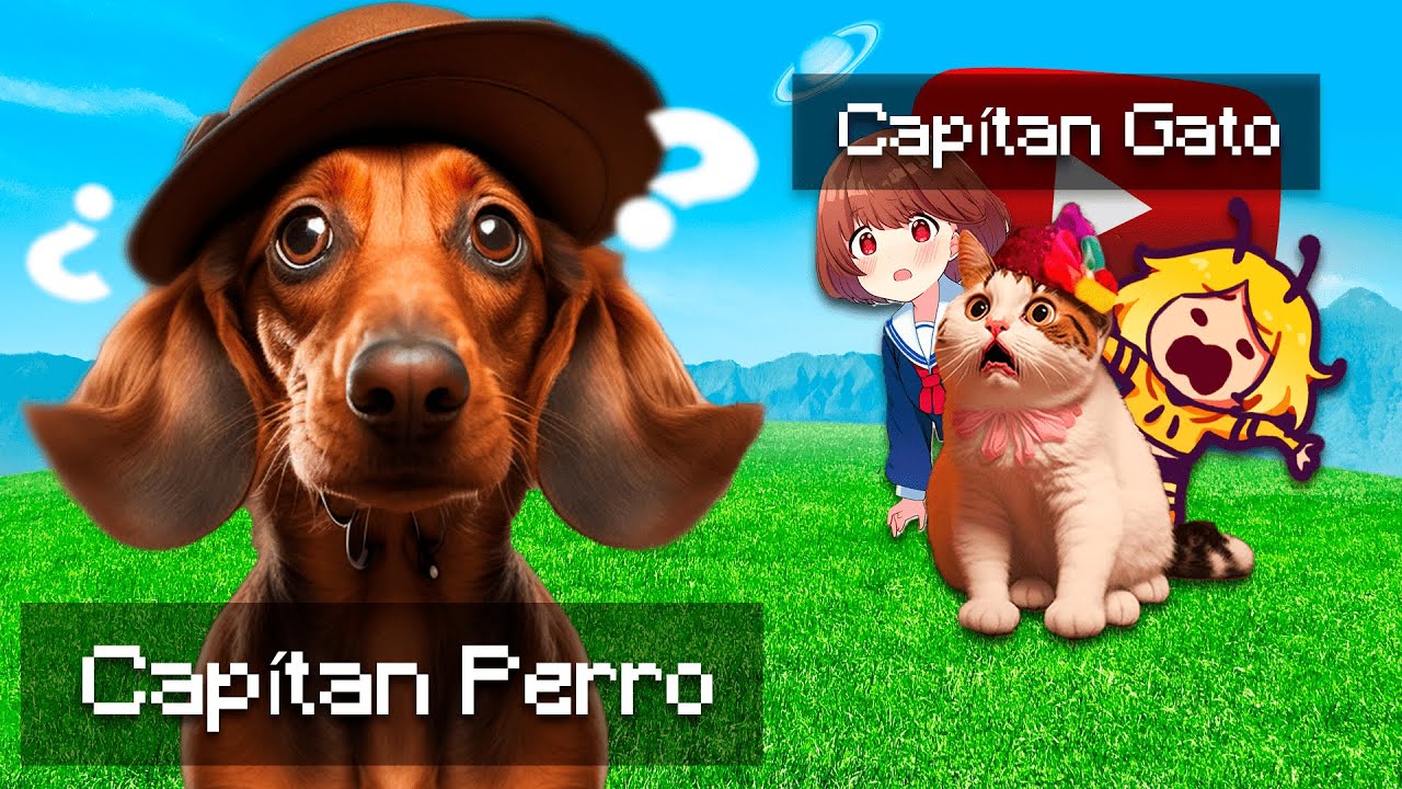 Capitán Perro CONOCE a Capitán Gato (Parodia)