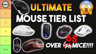 2021 ULTIMATE Gaming Mouse Tier List! (Over 65 Mice Ranked)