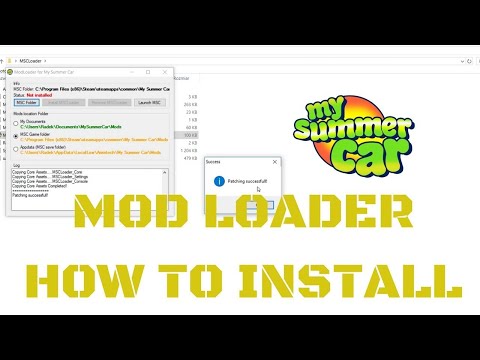 Как установить MSC Mod Loader на игру My Summer Car