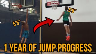 1 YEAR OF JUMP PROGRESS | 5’8” 15 Y.O |