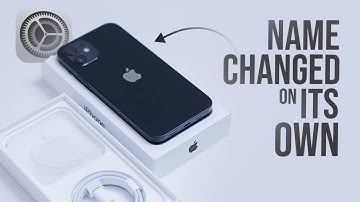 iPhone Name Changed on Its Own (explained)