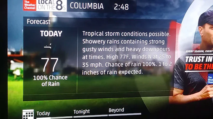 Columbia, SC Local on the 8s: Tropical Storm Florence (9/15/18)