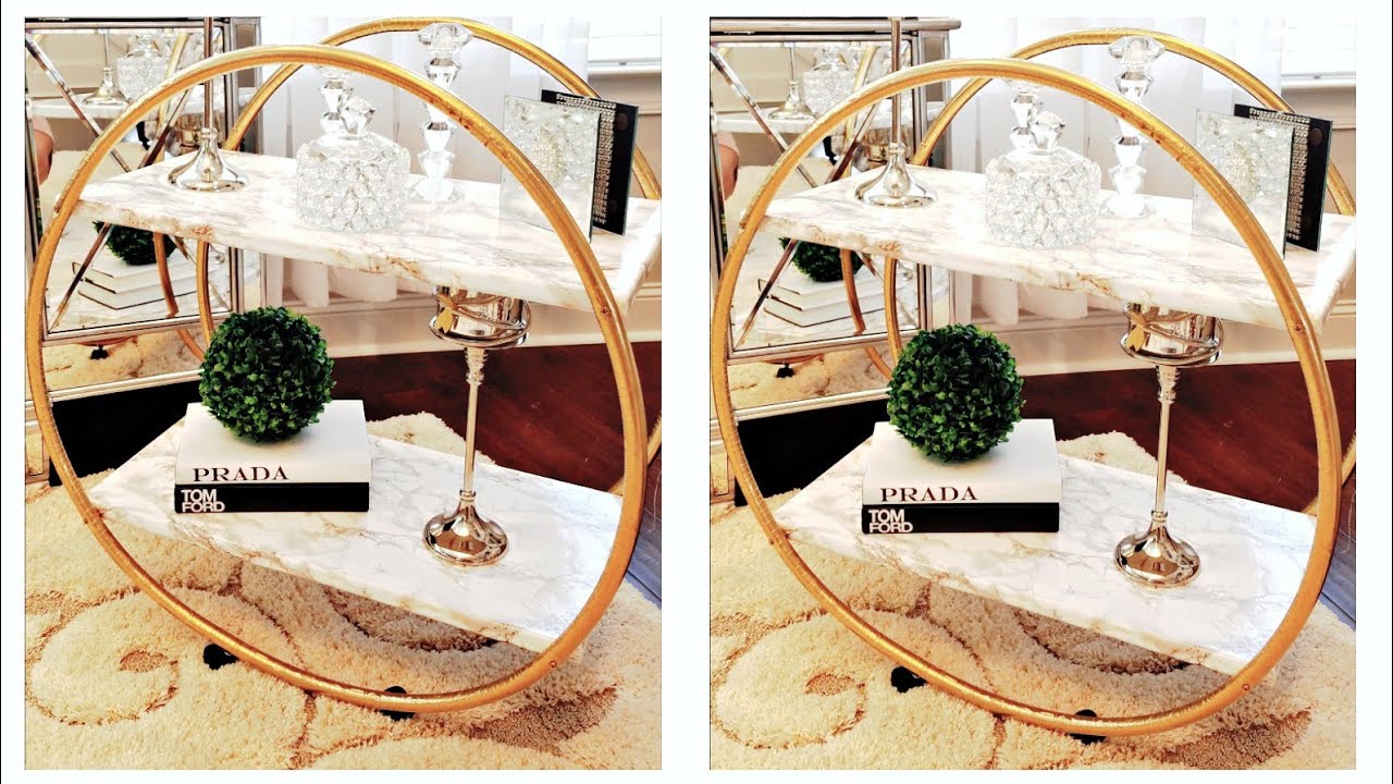 DIY Zgallerie Inspired Bar Cart How to Make a Bar Cart Home Decor ...