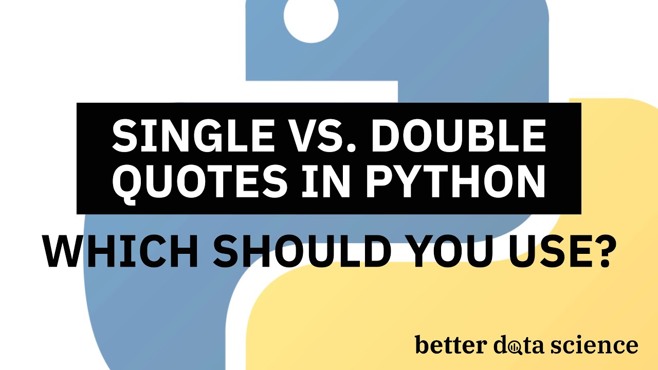 Python Difference Between Single And Double Quotes