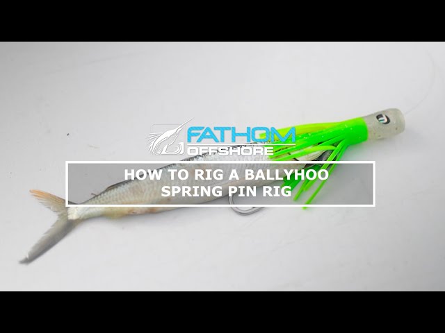 How to Rig a Ballyhoo Pin Rig with Tom Peele from Bangarang