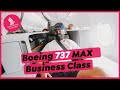 Flying the singapore airlines boeing 737 max in business class