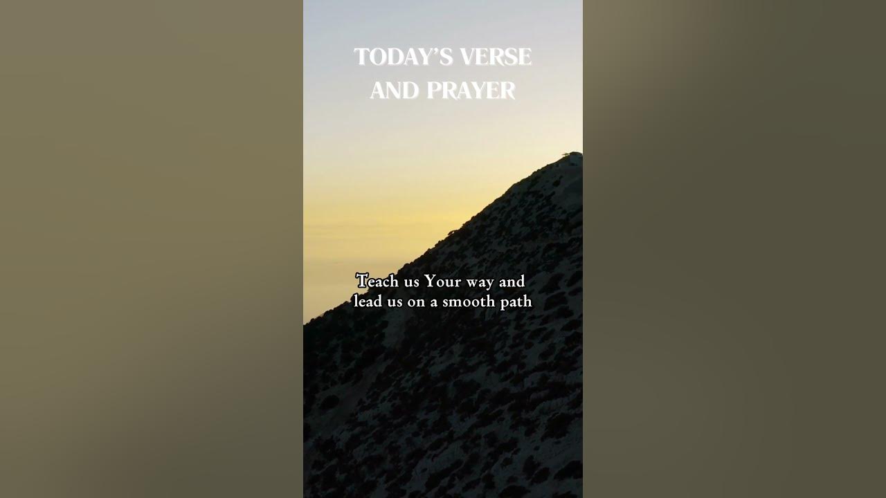 Verse And Prayer For The Day Psalm 27 11 NKJV Guided On A Smooth verse-and-prayer-for-the-day-psalm-27-11-nkjv-guided-on-a-smooth
