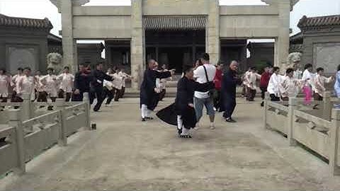 Yang Tai Chi 8 Postures at Fu Zhong Wen Memorial, Yong Nian, China