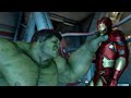 MARVEL'S AVENGERS Hulk Vs Iron Man Fight Scene (PS4 Pro) 4K Ultra HD