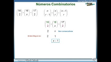TEORÍA COMBINATORIA.  Combinaciones.  Ecuaciones.  Ejercicios 2 y 3