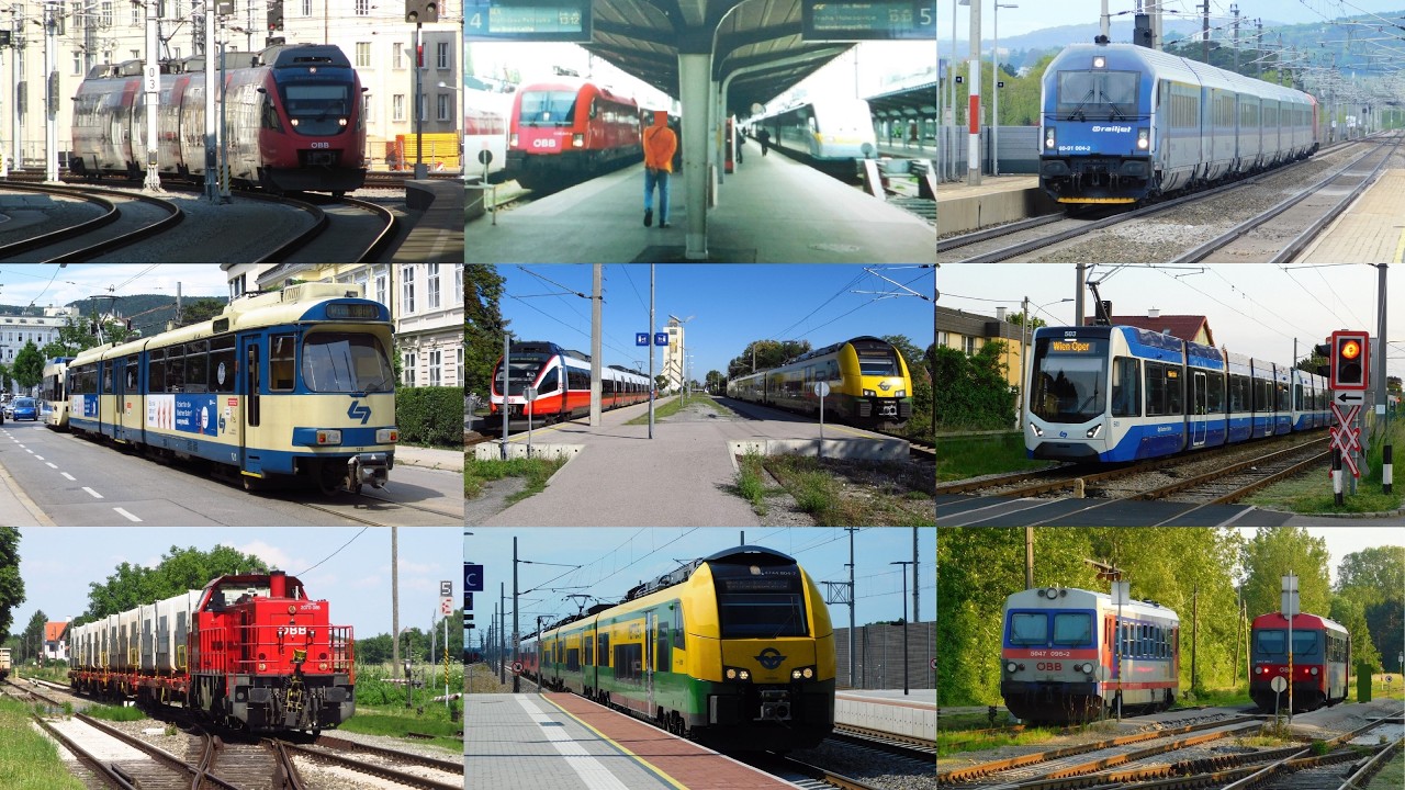 Südbf. vs. hl. n. ve Vídni, st./nové tram. do Badenu, (ne)reko. trať přes Achau/Traisk. aj., 2007-25