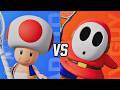 Mario Tennis Fever - Toad Vs. Shy Guy
